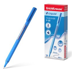 FINELINER LIQUID F-20, COLOR DE LA TINTA AZUL ERICH KRAUSE 47969