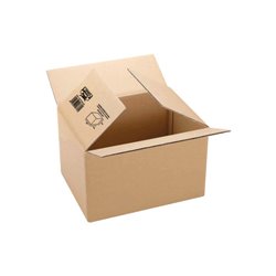 CAJA CARTON EMBALAJE 400X290X220MM MARRON CANAL 3MM FIXO 18105