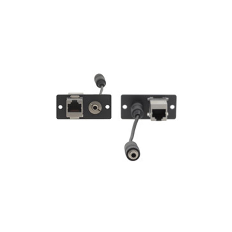 Kramer Electronics WA-45 conector 3.5mm (F), RJ−45 Gris