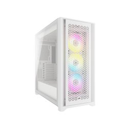 CAJA CORSAIR ICUE 5000D RGB AIRFLOW CRISTAL TEMPLADO BLANCA CC-9011243-WW