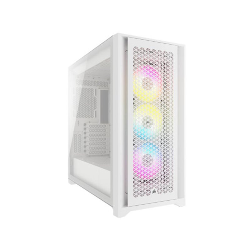 CAJA CORSAIR ICUE 5000D RGB AIRFLOW CRISTAL TEMPLADO BLANCA CC-9011243-WW