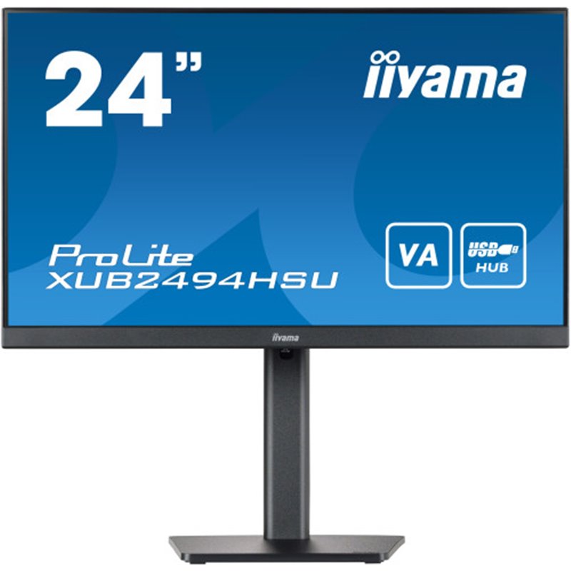 iiyama ProLite XUB2494HSU-B2 pantalla para PC 60,5 cm (23.8") 1920 x 1080 Pixeles Full HD LED Negro