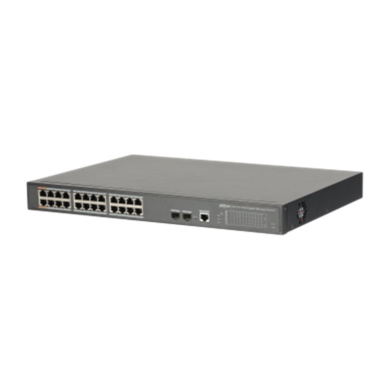 DAHUA - DH-PFS4226-24GT-360 - 26-PORT MANAGED GIGABIT SWITCH WITH 24-PORT POE