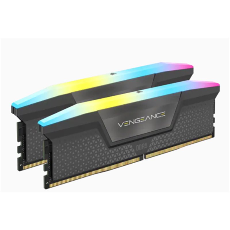 MEMORIA CORSAIR DDR5 32GB 2X16GB PC5200 VENGEANCE RGB CMH32GX5M2B5200Z40K