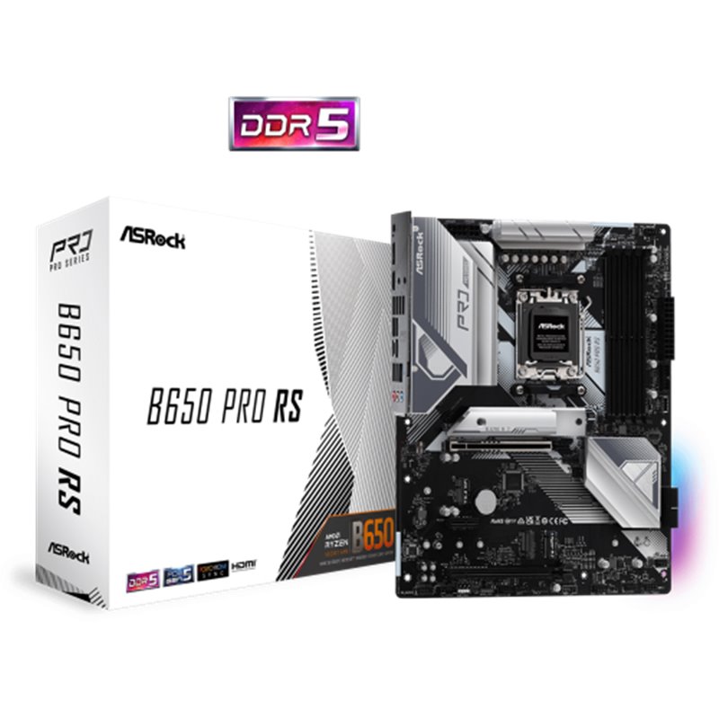 Asrock B650 Pro RS AMD B650 Zócalo AM5 ATX