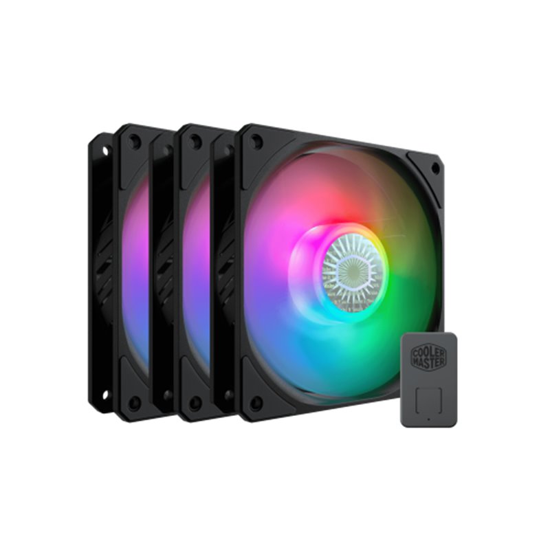 Cooler Master SickleFlow 120 ARGB Carcasa del ordenador Ventilador 12 cm Negro 3 pieza(s)