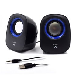 Ewent EW3501 altavoz De 2 vías Negro Alámbrico 5 W