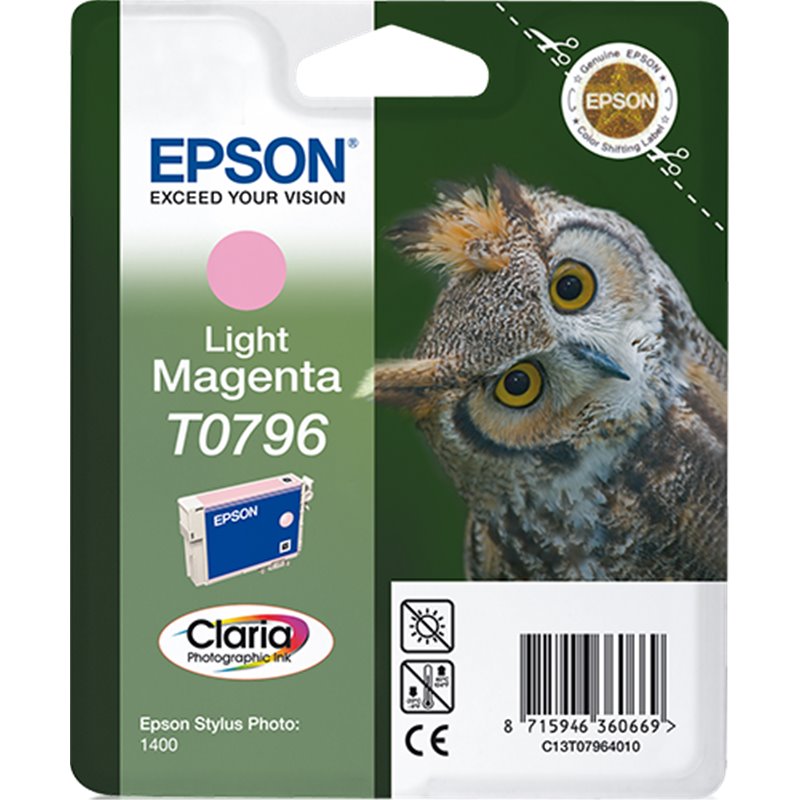 Epson Owl Cartucho T0796 magenta claro