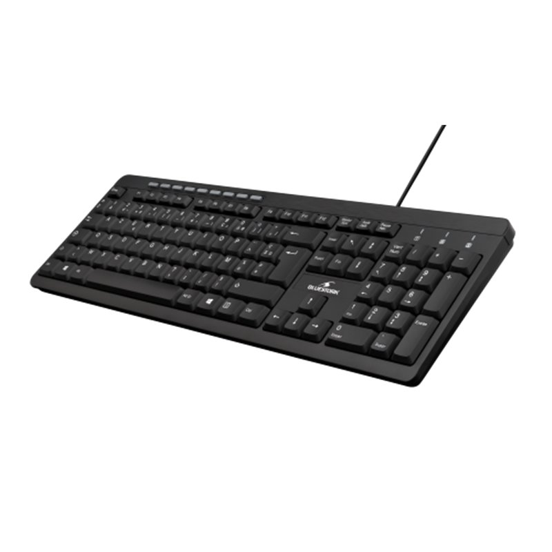 BLUESTORK SLIM MULTIMEDIA USB KEYBOARD - BLACK - SPANISH LAYOUT (BS-KB-MFIRST2/SP)