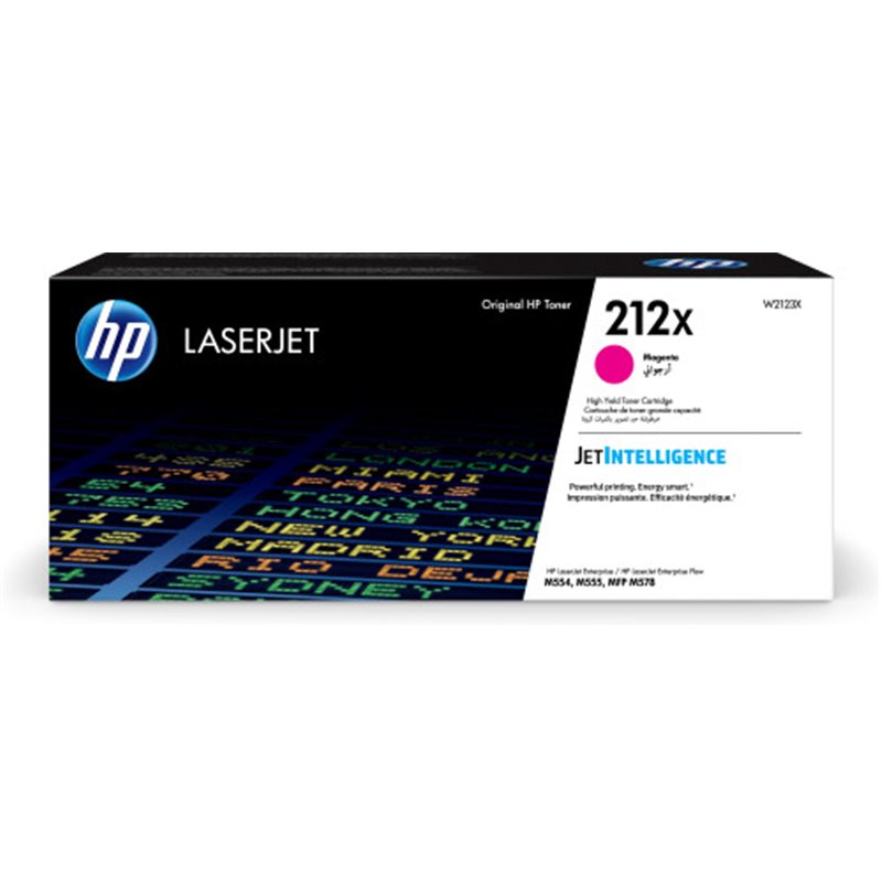 HP Cartucho de tóner Original LaserJet 212X magenta de alta capacidad