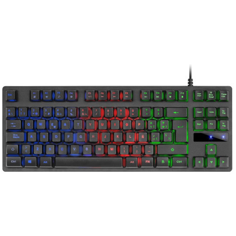 Mars Gaming MK02 Negro Teclado Gaming H-Mech FRGB TKL Antighosting Idioma Español