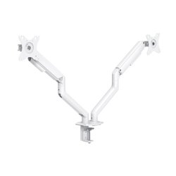 TooQ DB4132TNR-W soporte para monitor 81,3 cm (32") Abrazadera/Atornillado Blanco