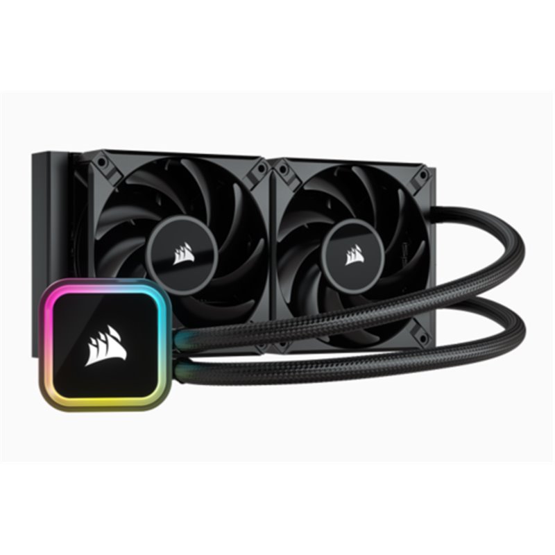 Corsair H100i Refrigerador de aire Negro 1 pieza(s)