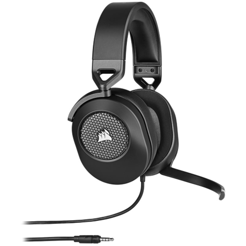 Corsair HS65 SURROUND Auriculares Alámbrico De mano Juego Carbono