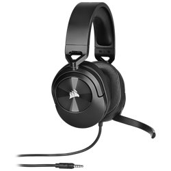 Corsair HS55 STEREO Auriculares Alámbrico De mano Juego Carbono