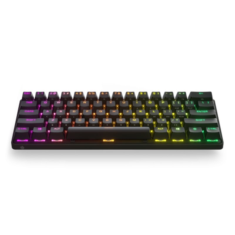 Steelseries Apex Pro Mini Wireless teclado USB + RF Wireless + Bluetooth QWERTY Inglés de EE. UU. Negro