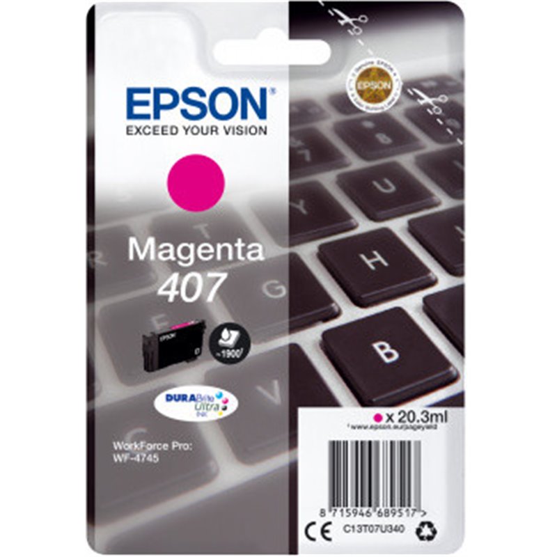 Epson WF-4745 cartucho de tinta 1 pieza(s) Original Alto rendimiento (XL) Cian