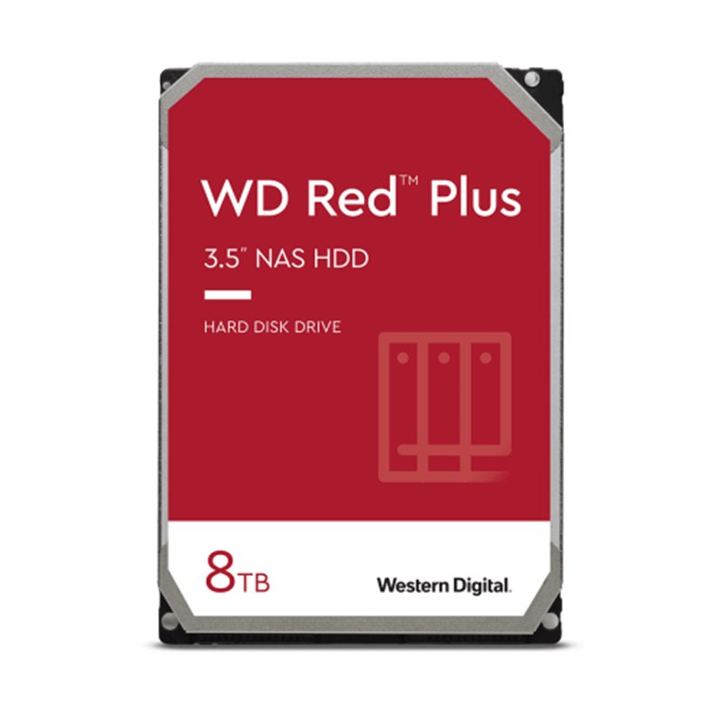 Western Digital Red Plus 3.5" 8000 GB Serial ATA III