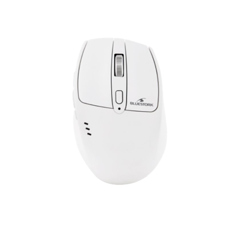 BLUESTORK MOUSE PRO RATÓN INALÁMBRICO 2,4 GHZ 6 BOTONES, 200/1200 PPP, COMPATIBLE CON WINDOWS Y MAC, RECARGABLE CON INDICADOR DE