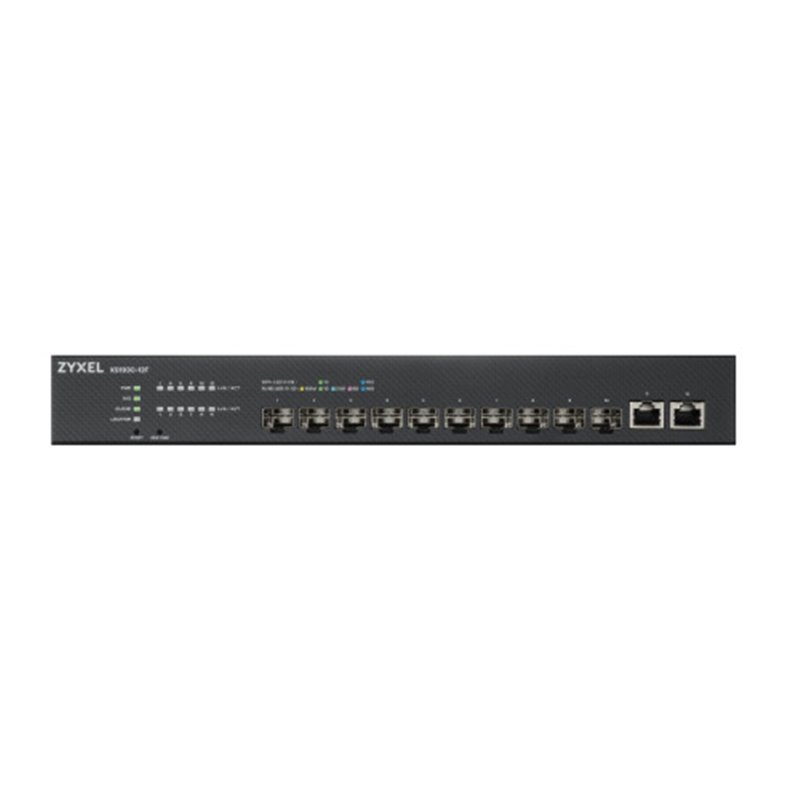 Zyxel XS1930-12F-ZZ0101F switch Gestionado L2/L3 10G Ethernet (100/1000/10000) Negro