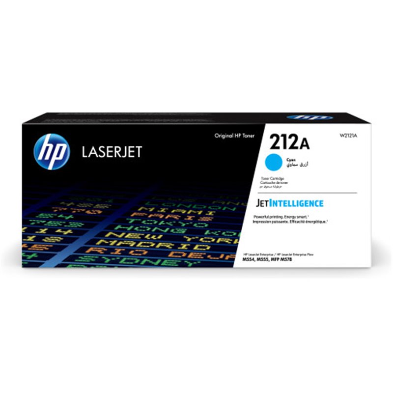 HP Cartucho de tóner Original LaserJet 212A cian