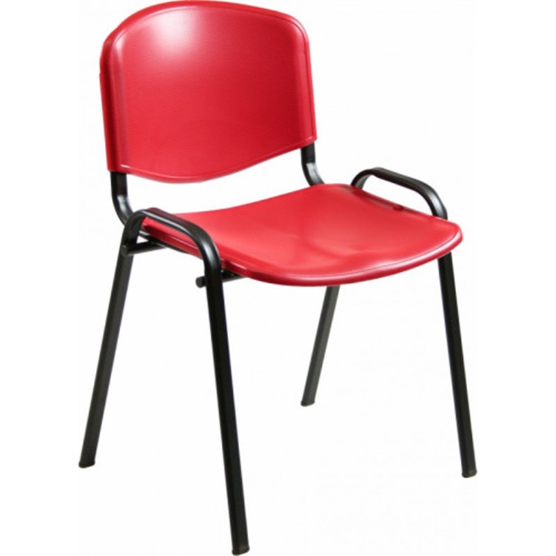 SILLA CONFIDENTE LOIRA PLÁSTICO ROJA UNISIT D5PS/RO