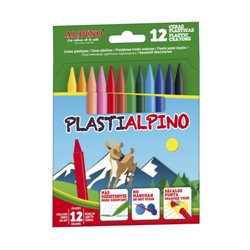 ESTUCHE 12 CERAS PLASTIALPINO ALPINO PA000012