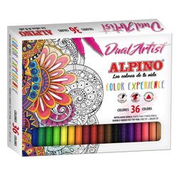 SET 36 ROTULADORES COLOR EXPERIENCE ALPINO AR001038