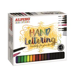 SET ROTULADORES HAND LETTERING COLOR EXPERIENCE ALPINO AR000701