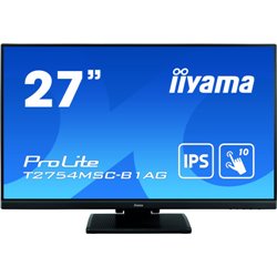 iiyama ProLite T2754MSC-B1AG monitor pantalla táctil 68,6 cm (27") 1920 x 1080 Pixeles Multi-touch Multi-usuario Negro