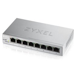 Zyxel GS1200-8 Gestionado Gigabit Ethernet (10/100/1000) Plata