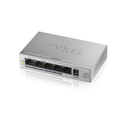 Zyxel GS1005HP No administrado Gigabit Ethernet (10/100/1000) Energía sobre Ethernet (PoE) Plata