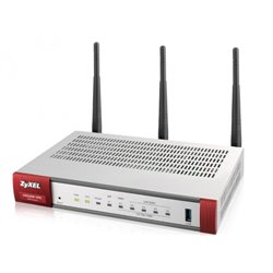 Zyxel USG20W-VPN-EU0101F router inalámbrico Gigabit Ethernet Doble banda (2,4 GHz / 5 GHz) Gris, Rojo