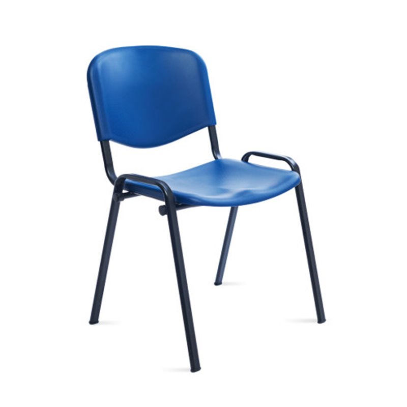 SILLA CONFIDENTE RESPALDO PLASTICO AZUL / ASIENTO PLASTICO AZUL ROCADA 975V15-3