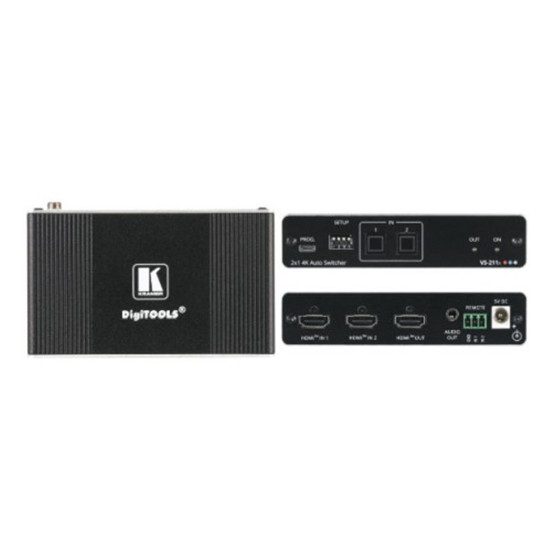 KRAMER AVSM 2X1 4K HDR HDMI AUTO SWITCHER - VS-211X (20-80549090)