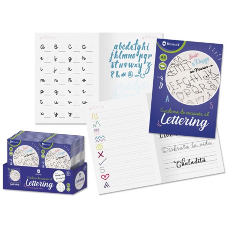 Bismark Cuaderno Lettering A5 -20 Hojas