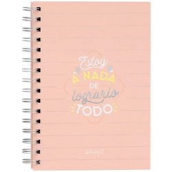 LIBRETA PEQUEÑA - ESTOY A NADA DE LOGRARLO TODO MR WONDERFUL WOA11053ES