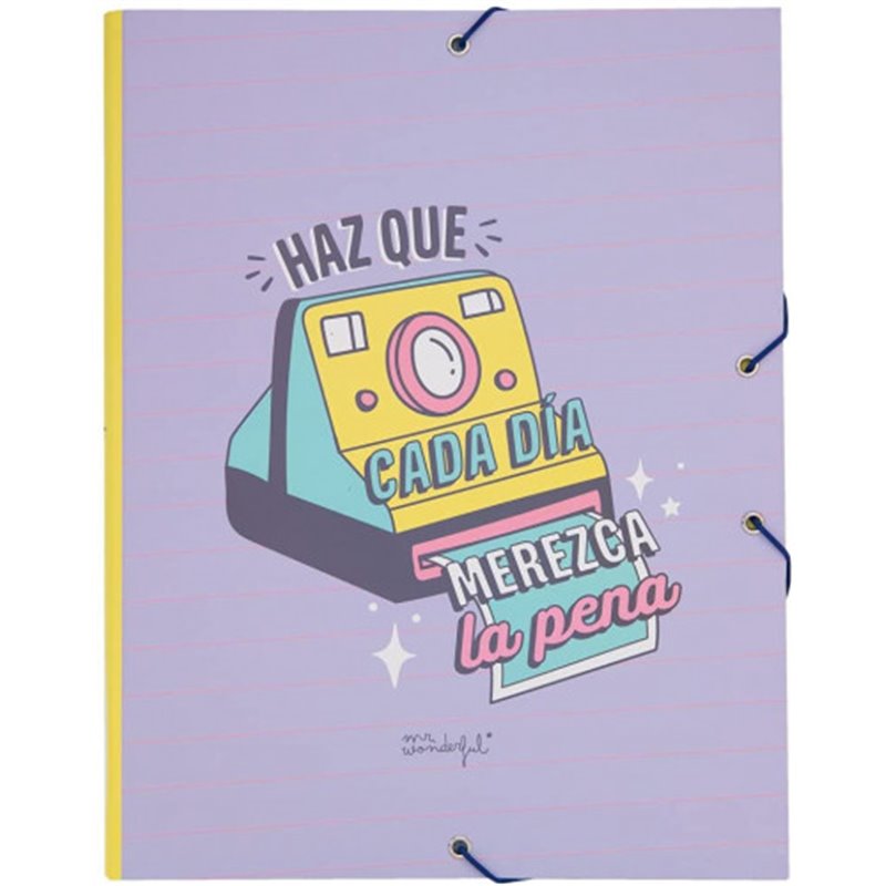 CARPETA SEPARADORA - HAZ QUE CADA DÍA MEREZCA LA PENA MR WONDERFUL WOA11105ES