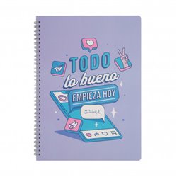 LIBRETA - TODO LO BUENO EMPIEZA HOY MR WONDERFUL WOA11056ES