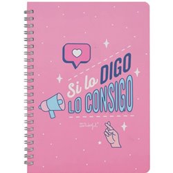 LIBRETA PEQUEÑA - SI LO DIGO, LO CONSIGO MR WONDERFUL WOA11057ES