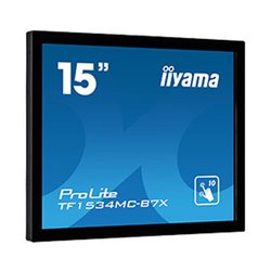 iiyama ProLite TF1534MC-B7X monitor pantalla táctil 38,1 cm (15") 1024 x 768 Pixeles Multi-touch Multi-usuario Negro