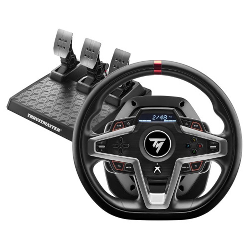 Thrustmaster 4460182 mando y volante Negro USB Volante + Pedales Analógico/Digital PC, Xbox One, Xbox One S, Xbox One X, Xbox Se