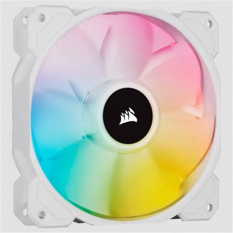 Corsair SP120 RGB ELITE Carcasa del ordenador Ventilador 12 cm Blanco 1 pieza(s)