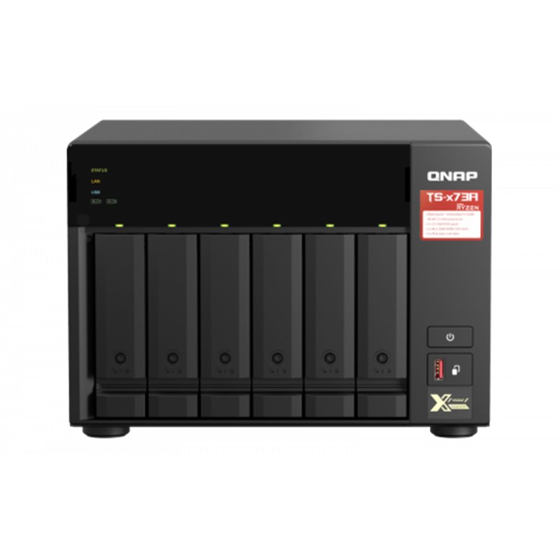 QNAP TS-673A-8G servidor de almacenamiento NAS Torre Ethernet Negro V1500B