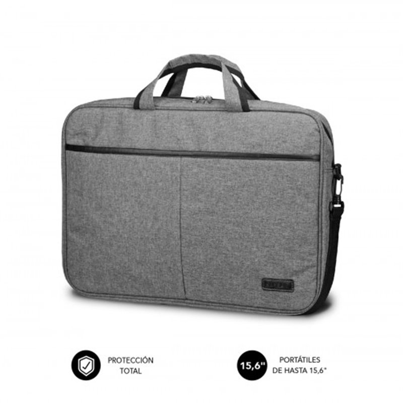 SUBBLIM Maletín Ordenador Elite Laptop Bag 15,6" Grey