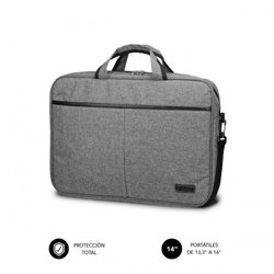 SUBBLIM Maletín Ordenador Elite Laptop Bag 13,3-14" Grey