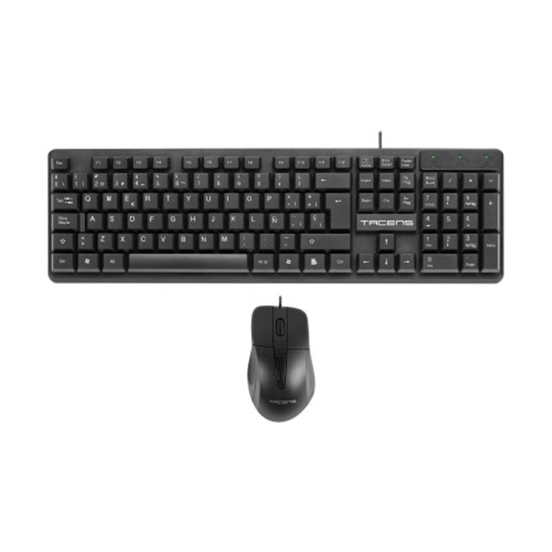 ANIMA ACP0 2IN1 COMBO PACK, 1200 DPI HUANO MECHANICAL SWITCHES MOUSE, MEMBRANE KEYBOARD, ECOLOGIC DESIGN, USB, SPANISH LAYOUT