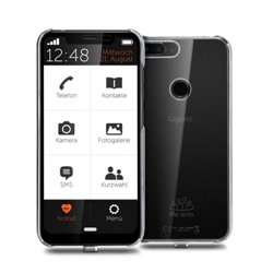 Gigaset GS195LS smartphones 15,7 cm (6.18") SIM doble Android 9.0 4G USB Tipo C 2 GB 32 GB 4000 mAh Negro