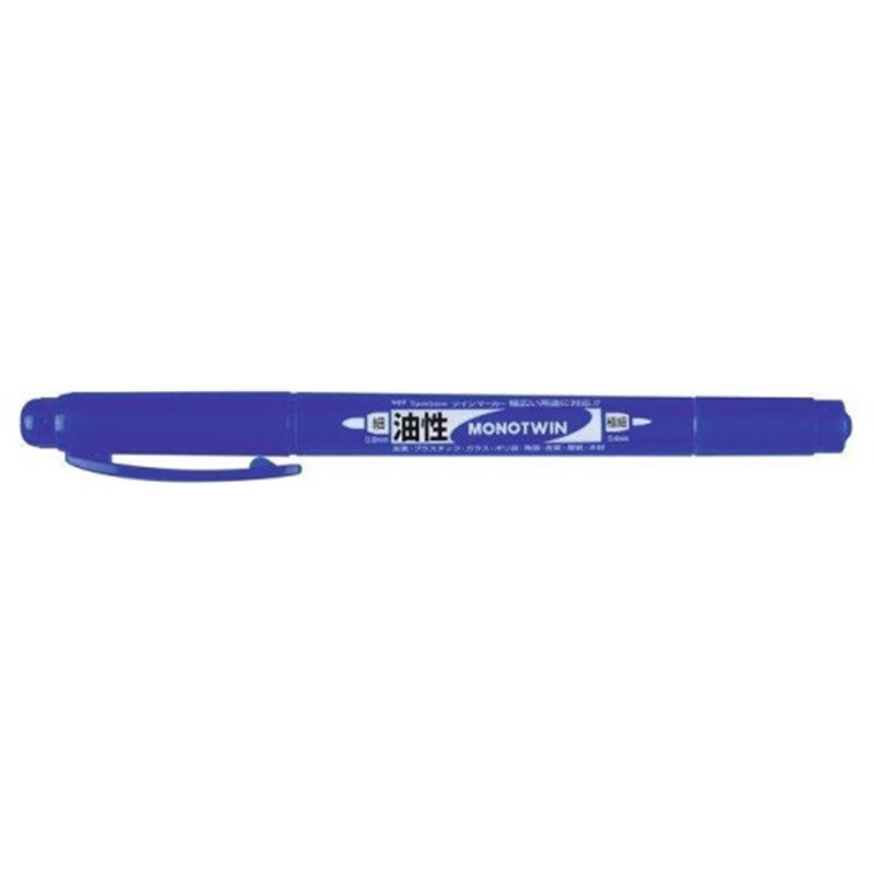 ROTULADOR MONO TWIN PERMANENTE CON DOBLE PUNTA FINA Y GRUESA. AZUL. TOMBOW OS-TME15