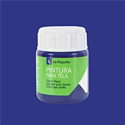 PINTURA PARA TELA TRANSPARENTE T-04 AZUL VICTORIA. 25ML LA PAJARITA 113771